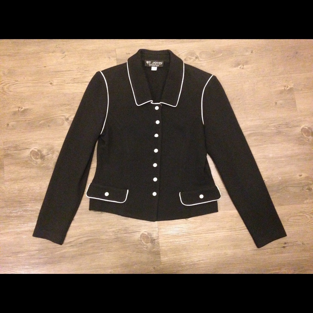 Vintage St. John Collection - Black Blazer Jacket